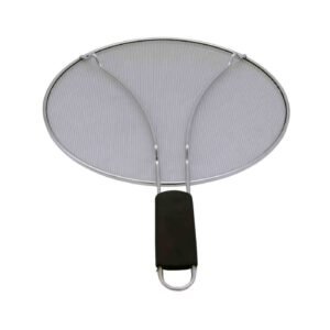 Premium Frying Pan Splatter Screen Guard Stainless Steel Cooling Rack 33 cm